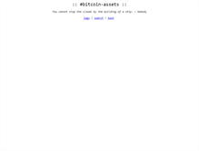 Tablet Screenshot of bitcoin-assets.com